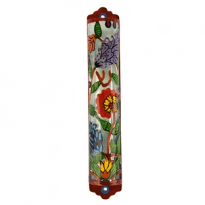 Mezuzah - Hand Painted - Laser Cut