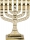 Menorah Tribes Enamel Ivory