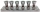 Wine Set Tray with Cups Hammered 1